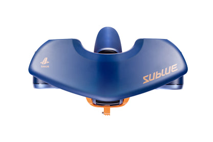 Top view of Sublue Mix Floater underwater scooter in blue color