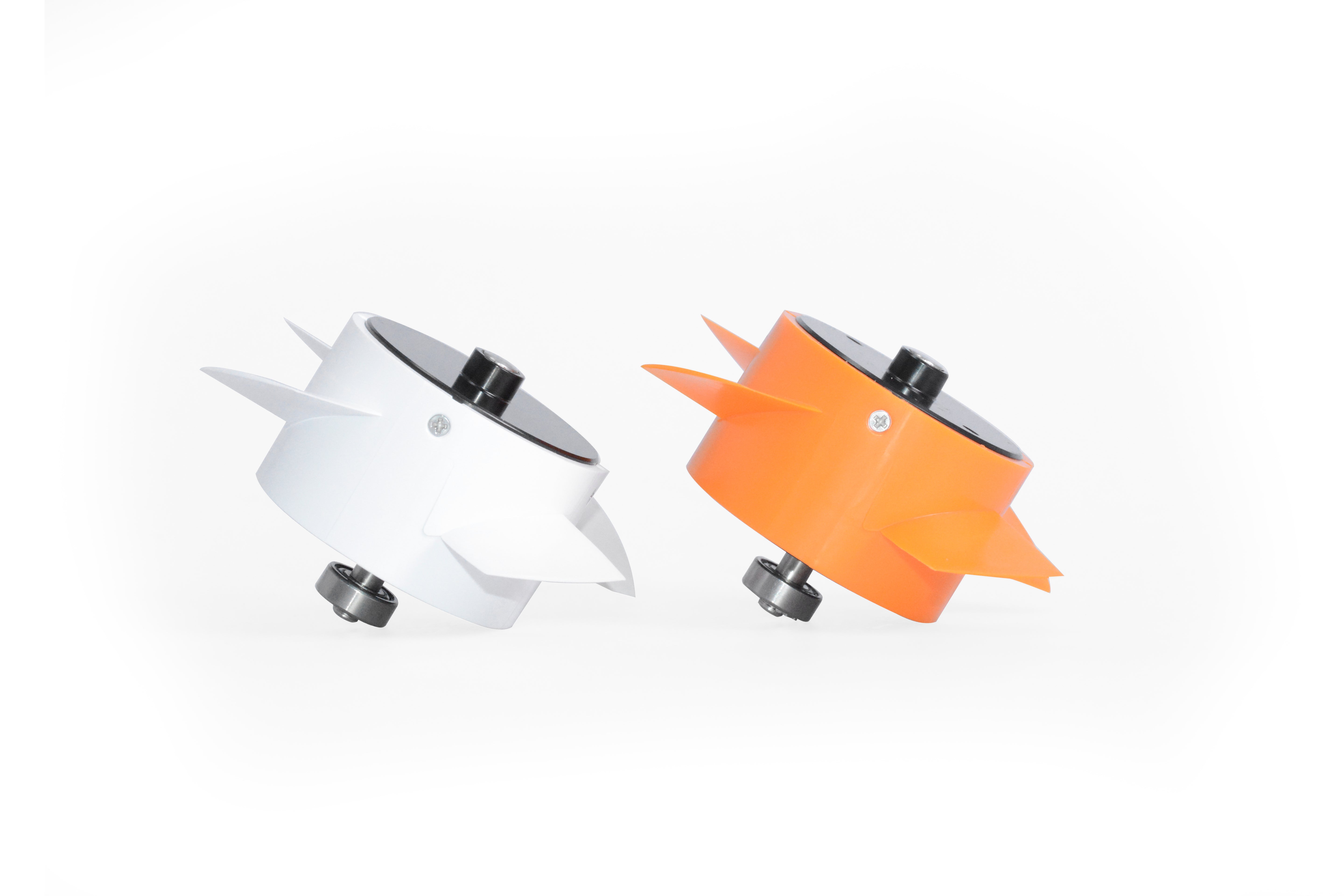 White and orange propeller assemblies for Sublue Mix underwater scooter