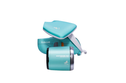 Sublue Whiteshark Mix motor cover in teal with integrated seat design.